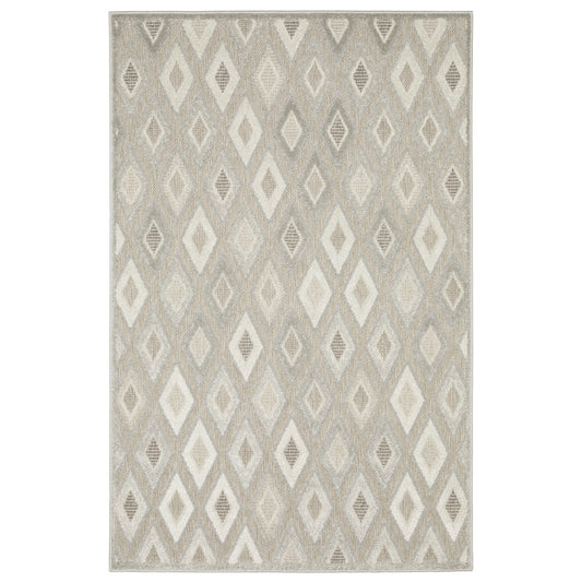 Tangier TAN02 Beige Lattice Rug
