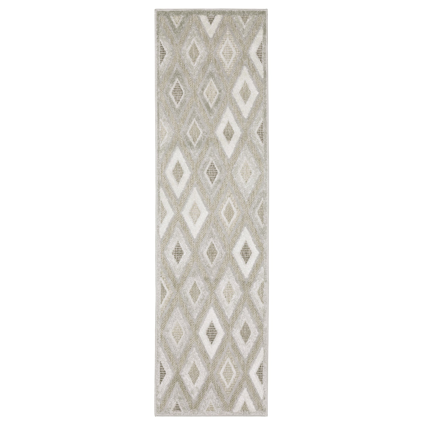 Tangier TAN02 Beige Lattice Rug