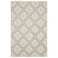 Tangier TAN04 Grey Lattice Rug