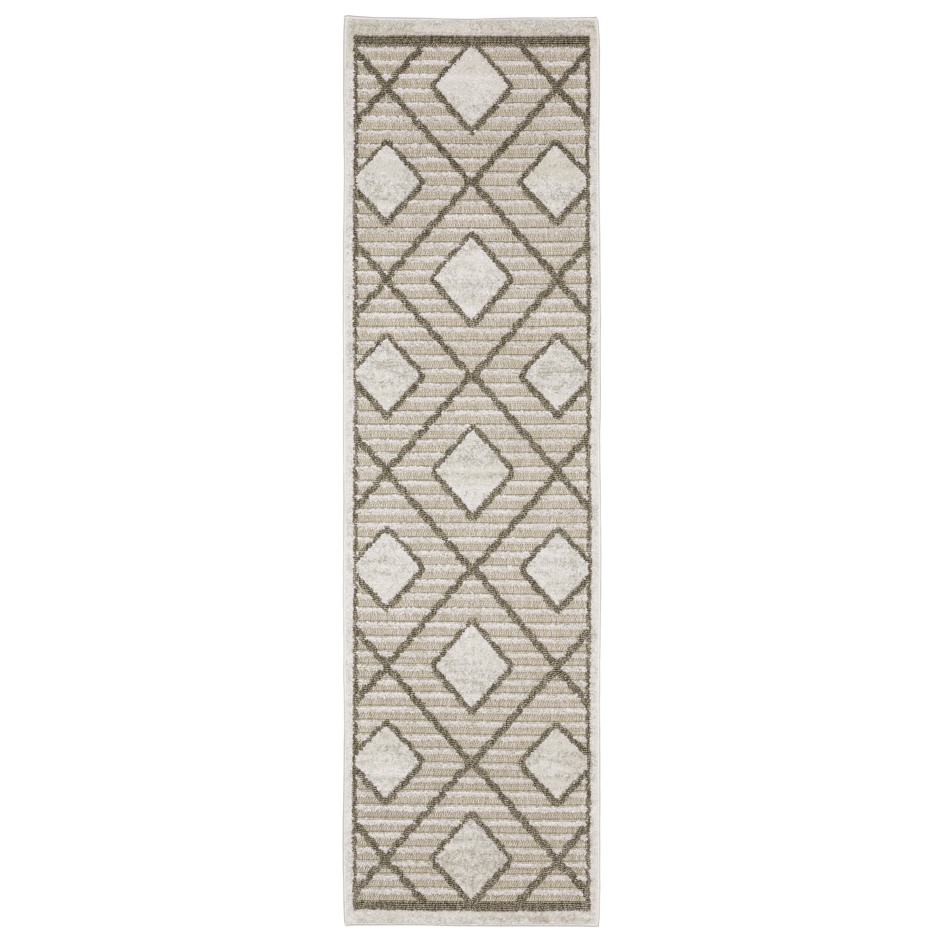 Tangier TAN05 Beige Stripe Rug