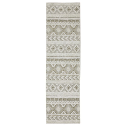 Tangier TAN06 Grey Stripe Rug
