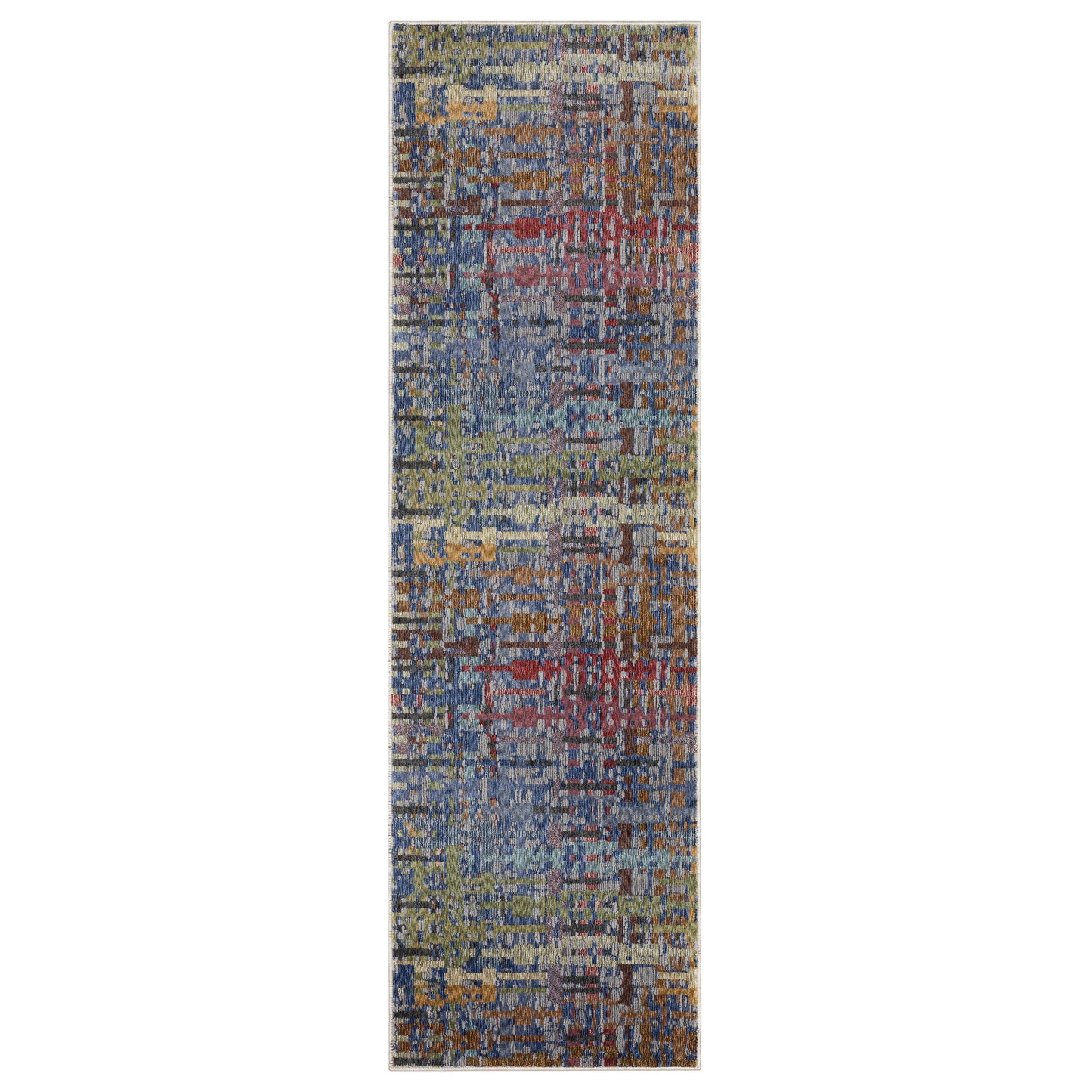 Tisdell Tis03 Blue/ Multi Abstract Rug