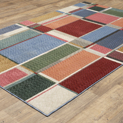 Tisdell Geometric Multi/ Multi Cut Pile Rug