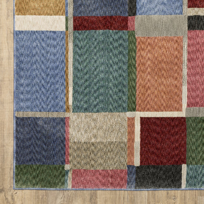 Tisdell Geometric Multi/ Multi Cut Pile Rug