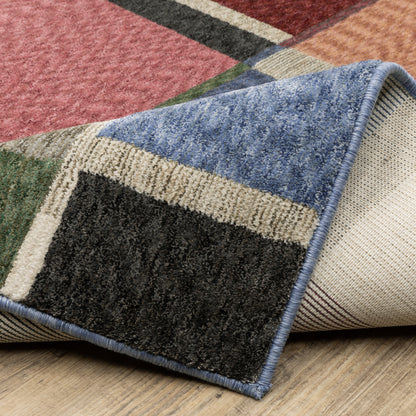 Tisdell Geometric Multi/ Multi Cut Pile Rug