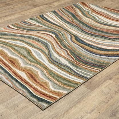 Tisdell Abstract Multi/ Multi Cut Pile Rug