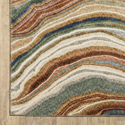 Tisdell Abstract Multi/ Multi Cut Pile Rug