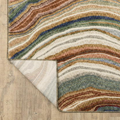 Tisdell Abstract Multi/ Multi Cut Pile Rug