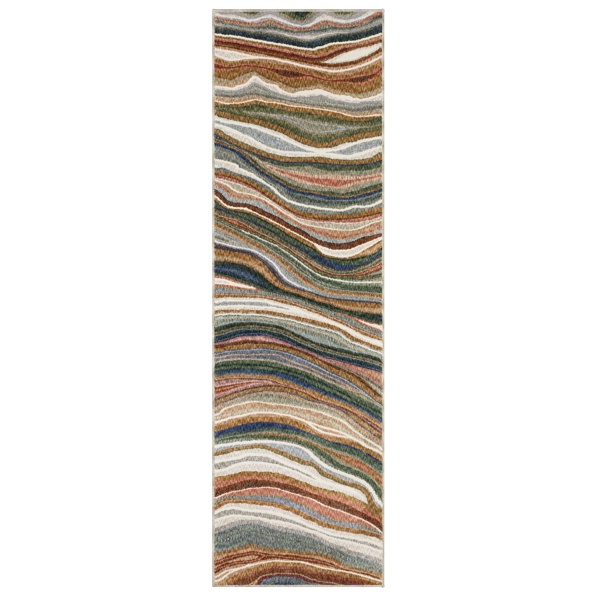 Tisdell Tis07 Multi/ Multi Abstract Rug