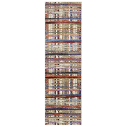 Tisdell Tis08 Multi/ Multi Abstract Rug