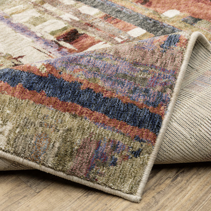 Tisdell Abstract Multi/ Multi Cut Pile Rug
