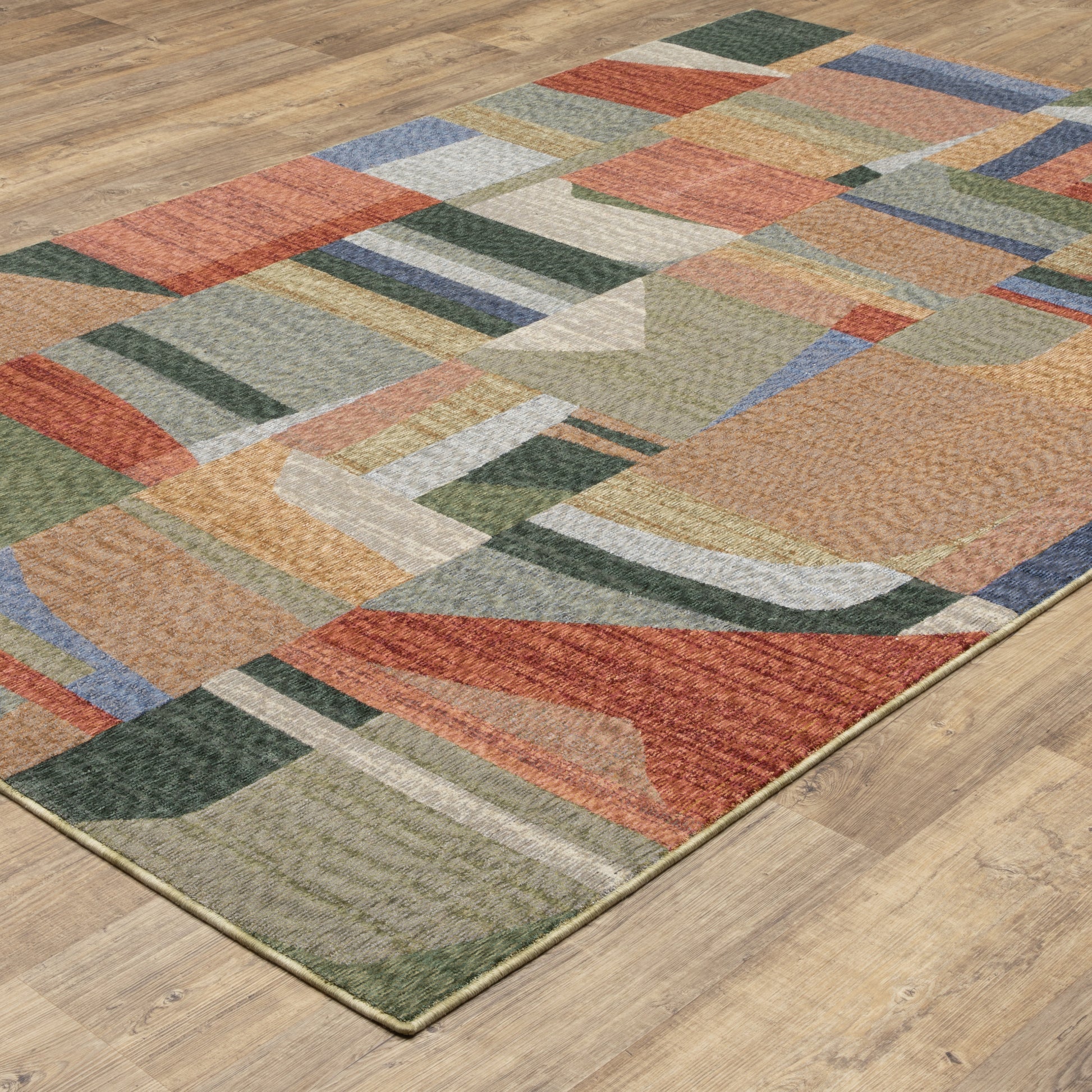 Tisdell Geometric Multi/ Multi Cut Pile Rug