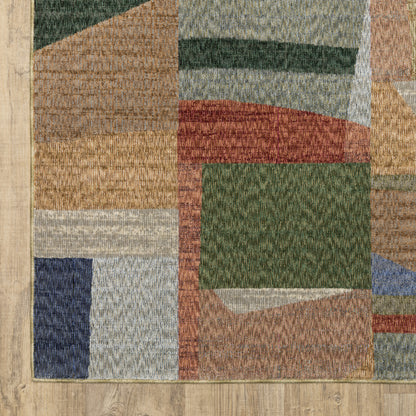 Tisdell Geometric Multi/ Multi Cut Pile Rug
