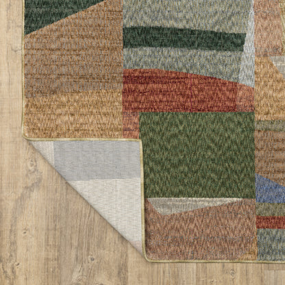 Tisdell Geometric Multi/ Multi Cut Pile Rug