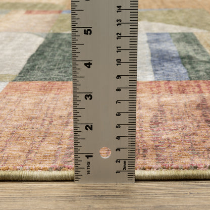 Tisdell Geometric Multi/ Multi Cut Pile Rug