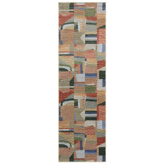 Tisdell Tis09 Multi/ Multi Geometric Rug
