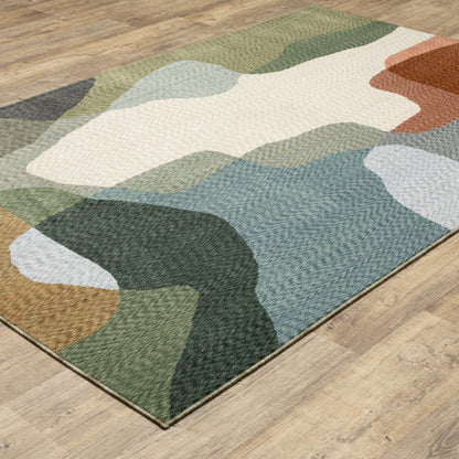 Tisdell Abstract Multi/ Multi Cut Pile Rug
