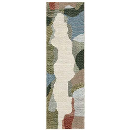Tisdell Tis11 Multi/ Multi Abstract Rug
