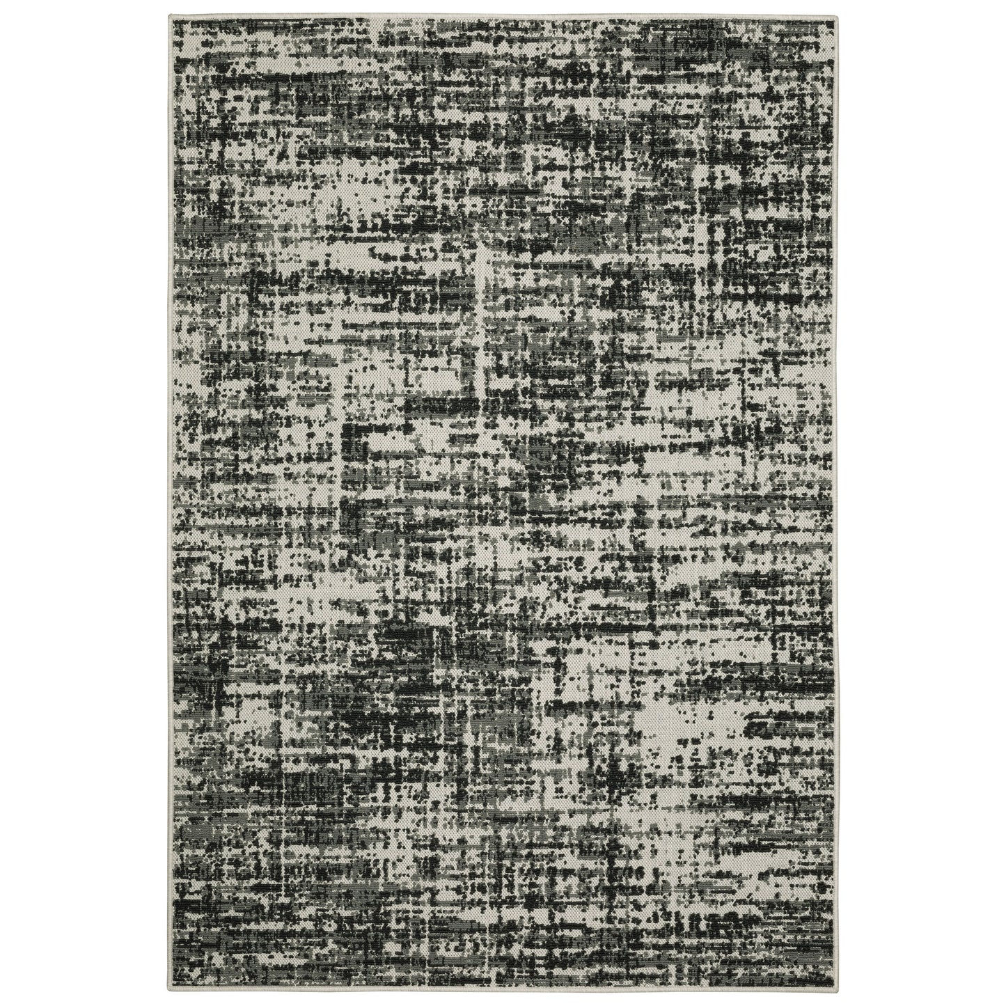 Torrey 531W1 Black Outdoor Rug