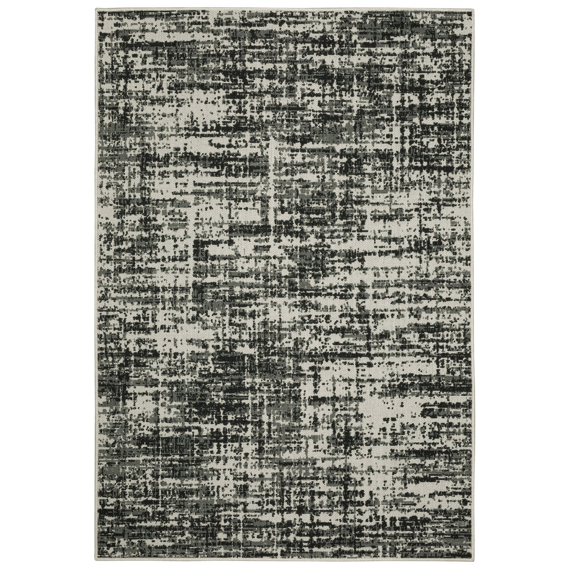 Torrey 531W1 Black Outdoor Rug