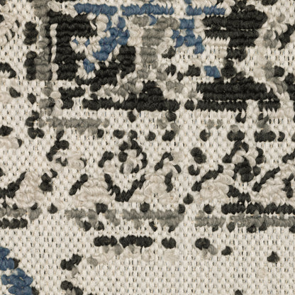 Torrey Outdoor Beige/ Grey Distressed Loop Pile Rug
