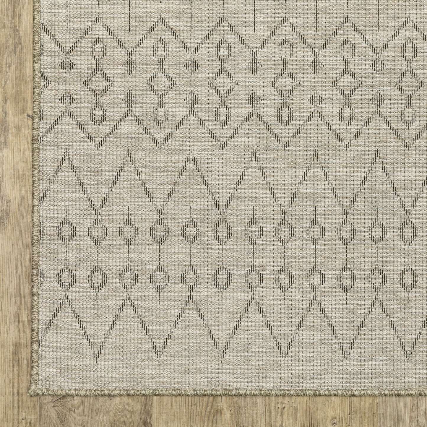Tortuga Tribal Beige/ Black Geometric Flat Weave Rug