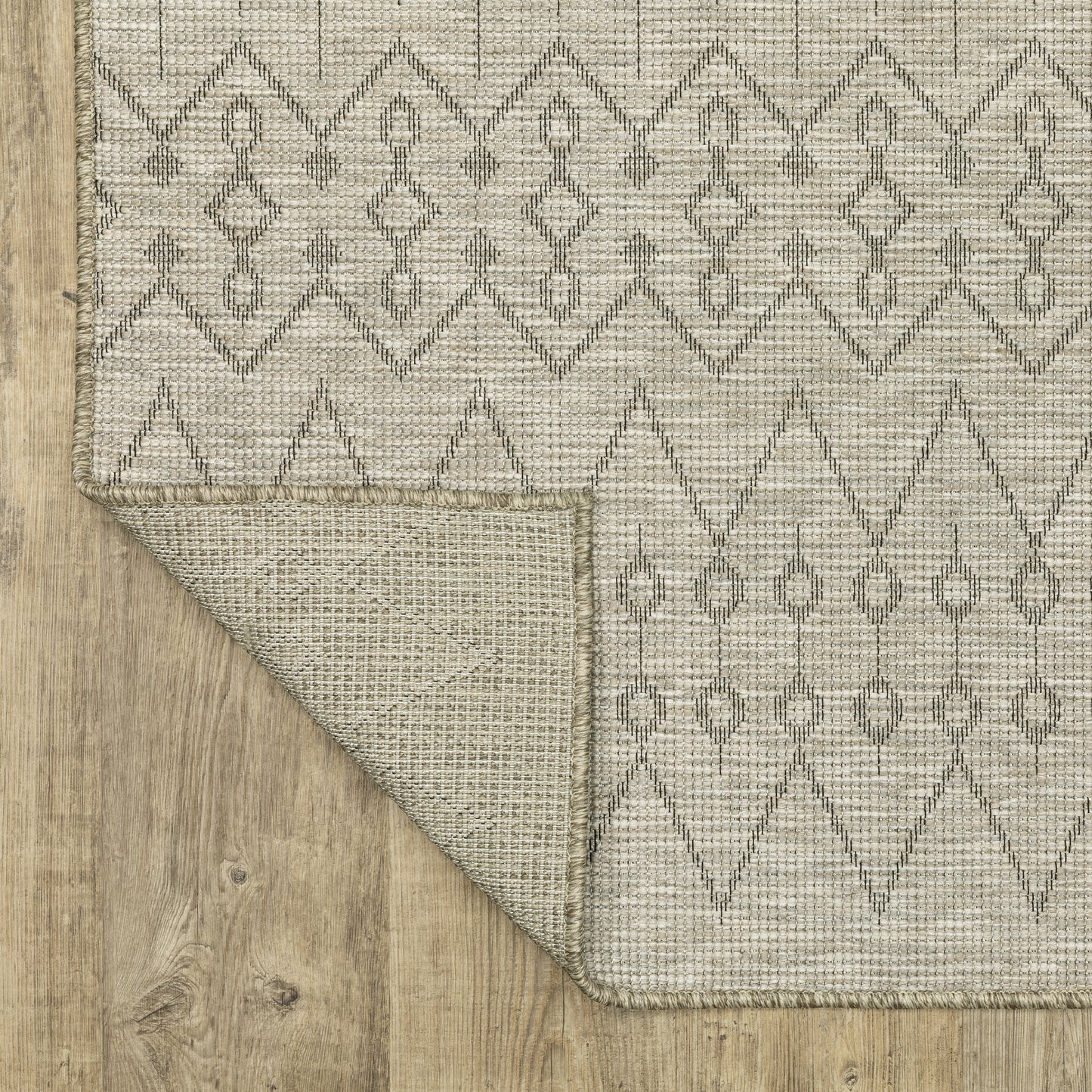 Tortuga Tribal Beige/ Black Geometric Flat Weave Rug
