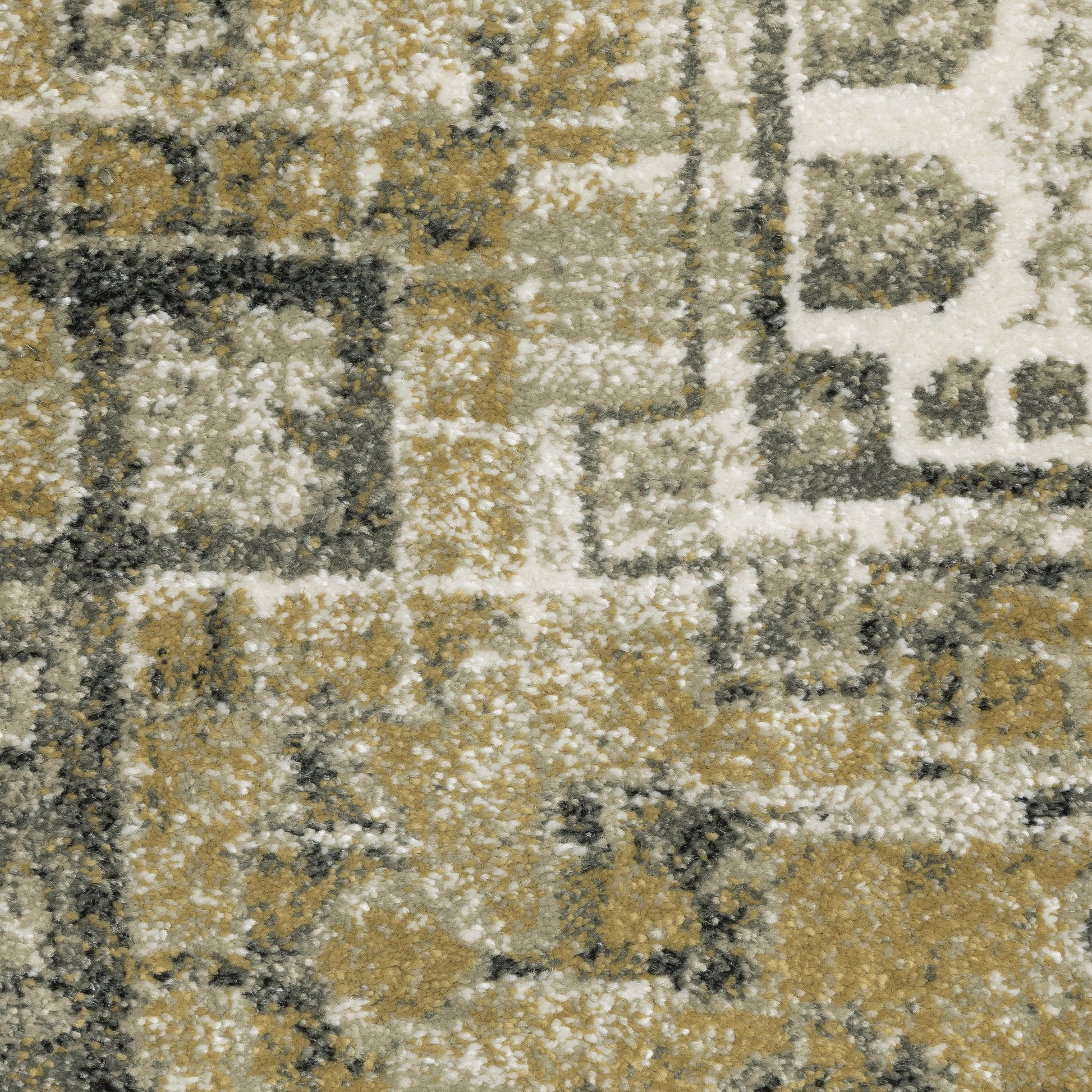 Venice Medallion Grey/ Blue Distressed Cut Pile Rug