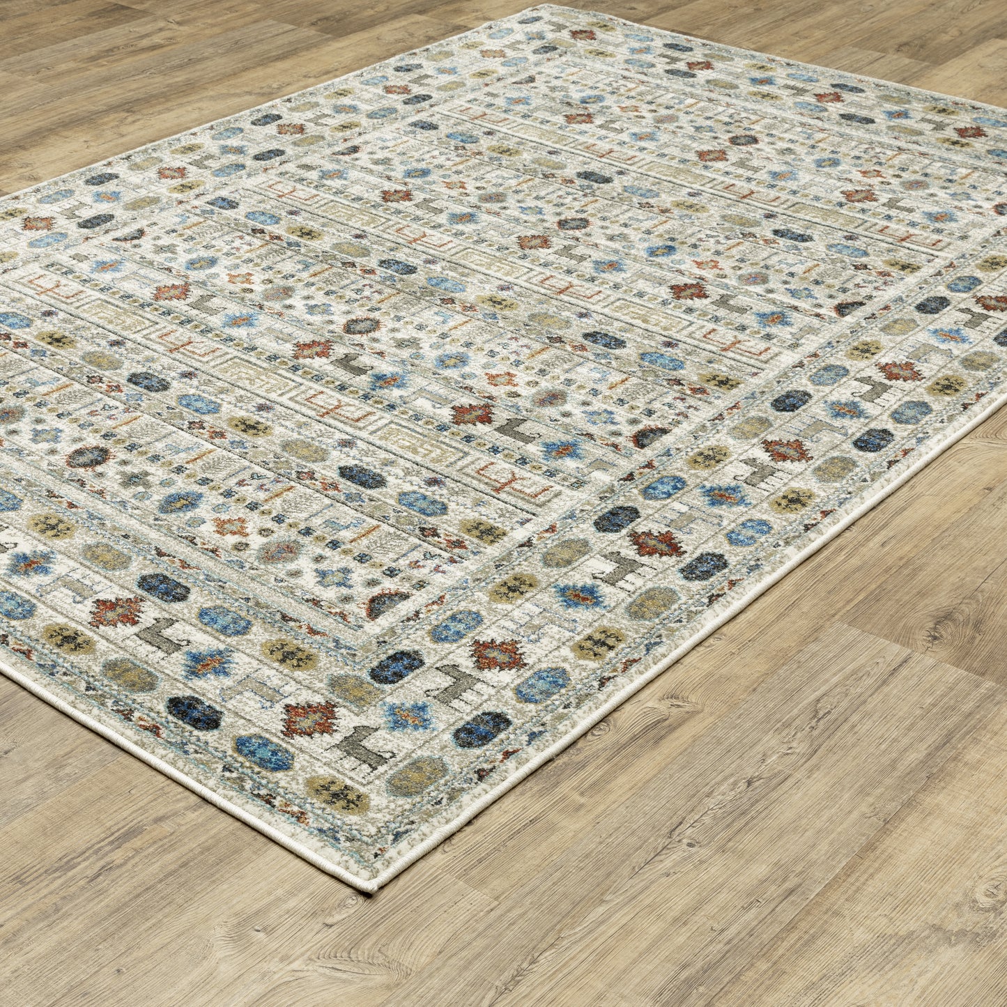Venice Southwest/Lodge Ivory/ Multi Cut Pile Rug
