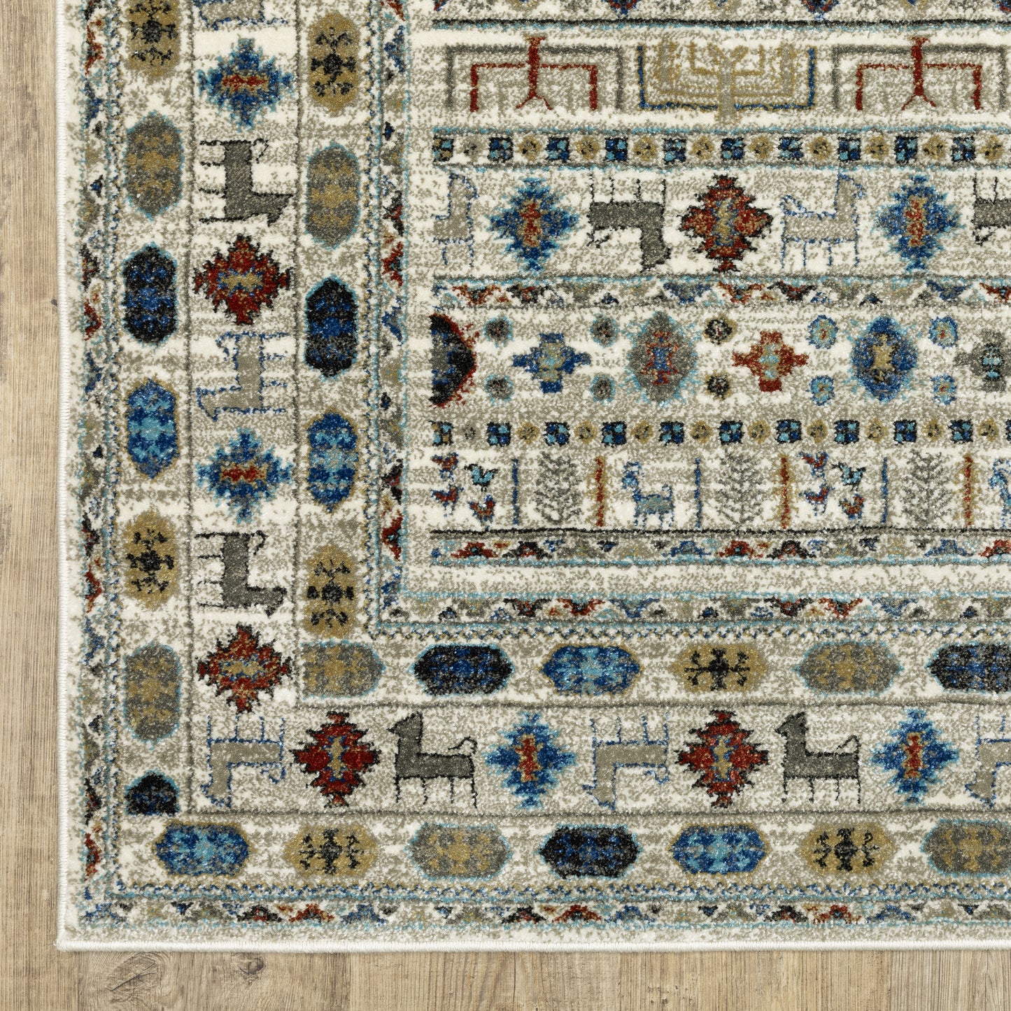 Venice Southwest/Lodge Ivory/ Multi Cut Pile Rug