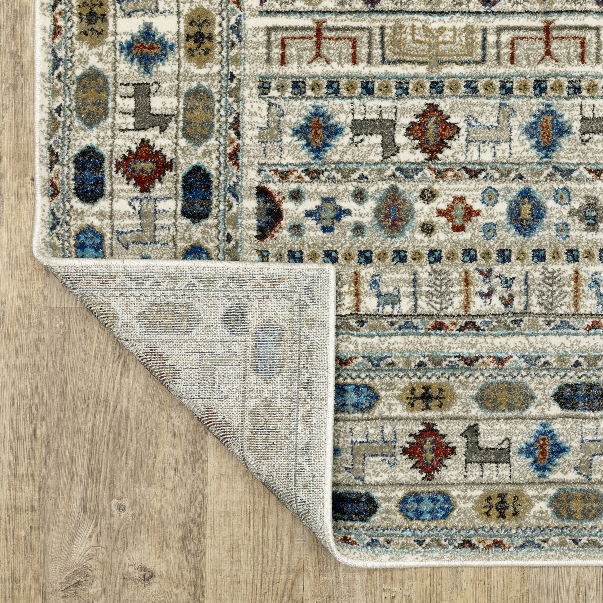 Venice Southwest/Lodge Ivory/ Multi Cut Pile Rug