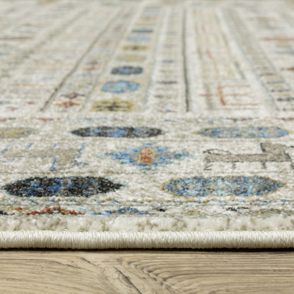 Venice Southwest/Lodge Ivory/ Multi Cut Pile Rug