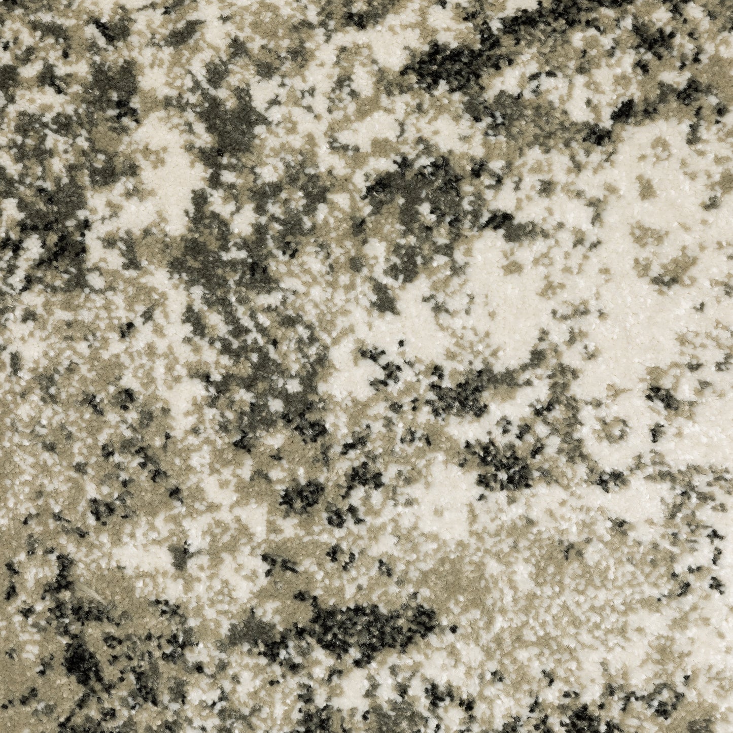 Venice Abstract Charcoal/ Beige Cut Pile Rug