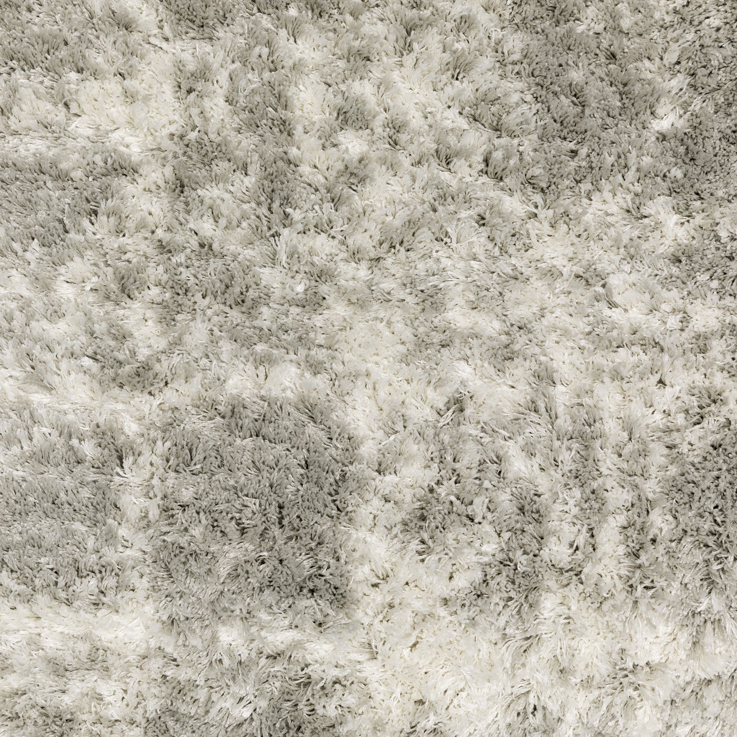 Verona Shag Grey/ Ivory Distressed Cut Pile Rug