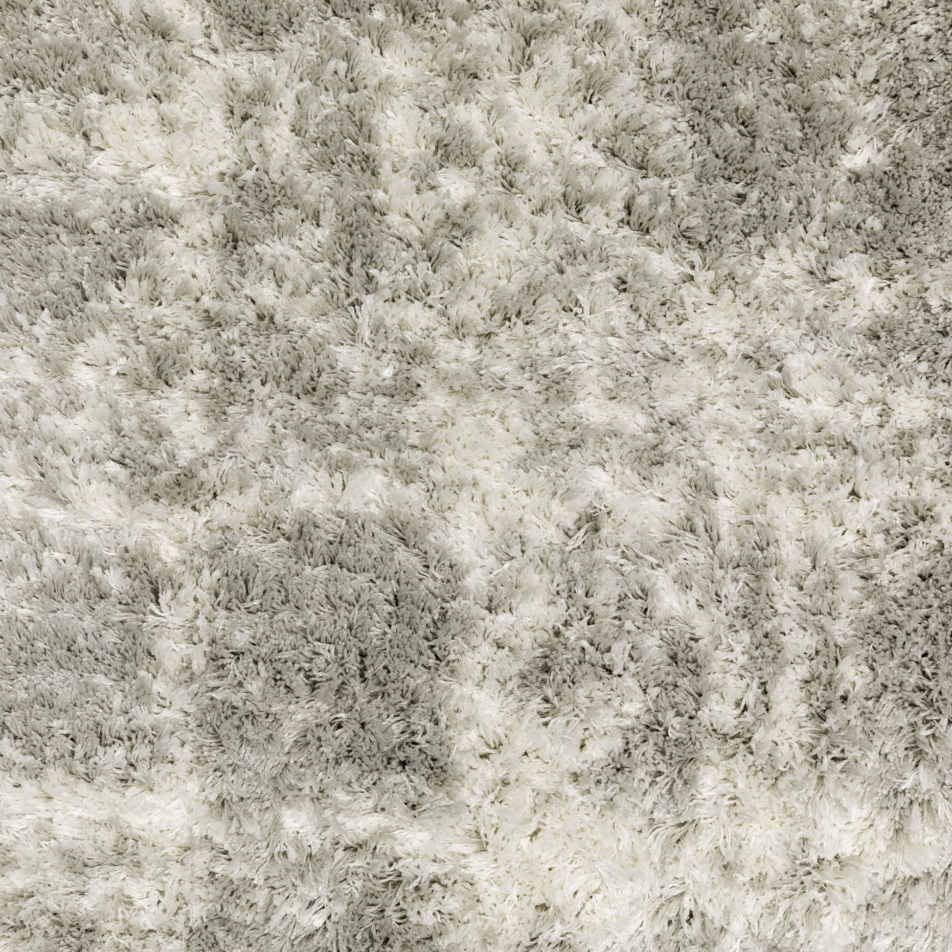 Verona Shag Grey/ Ivory Distressed Cut Pile Rug