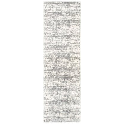 Verona Distressed Ivory/ Grey Abstract Cut Pile Rug
