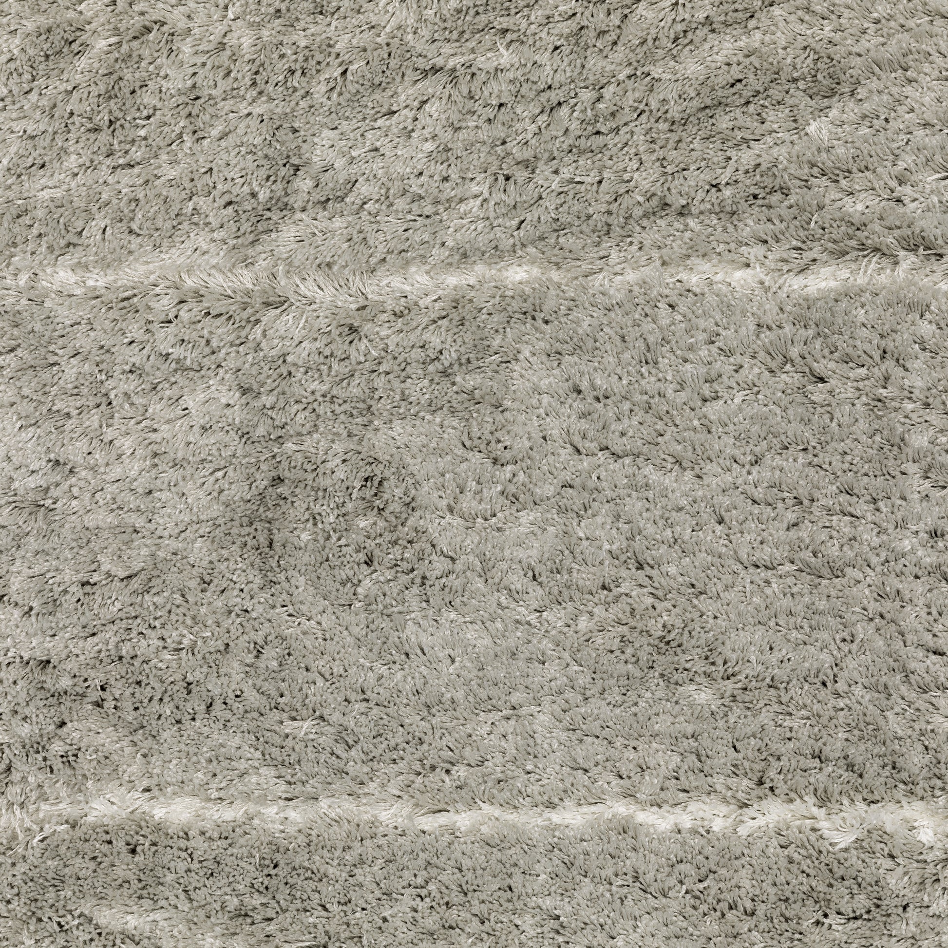 Verona Shag Grey/ Ivory Border Cut Pile Rug