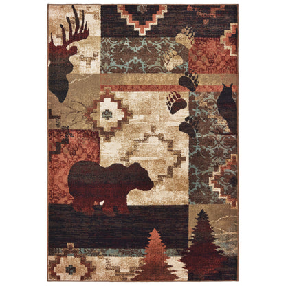 WOODLANDS 9649A Brown