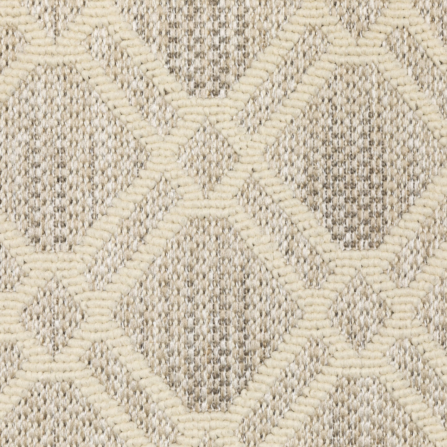 Zarina Lattice Ivory/ Beige Flat Weave Rug