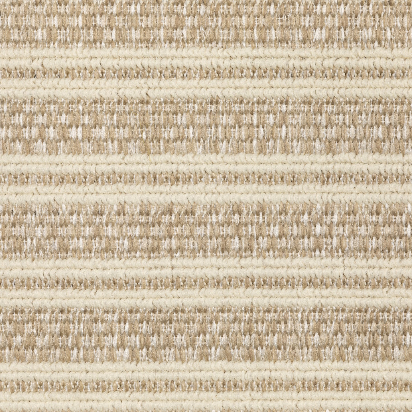Zarina Stripe Beige/ Ivory Geometric Flat Weave Rug