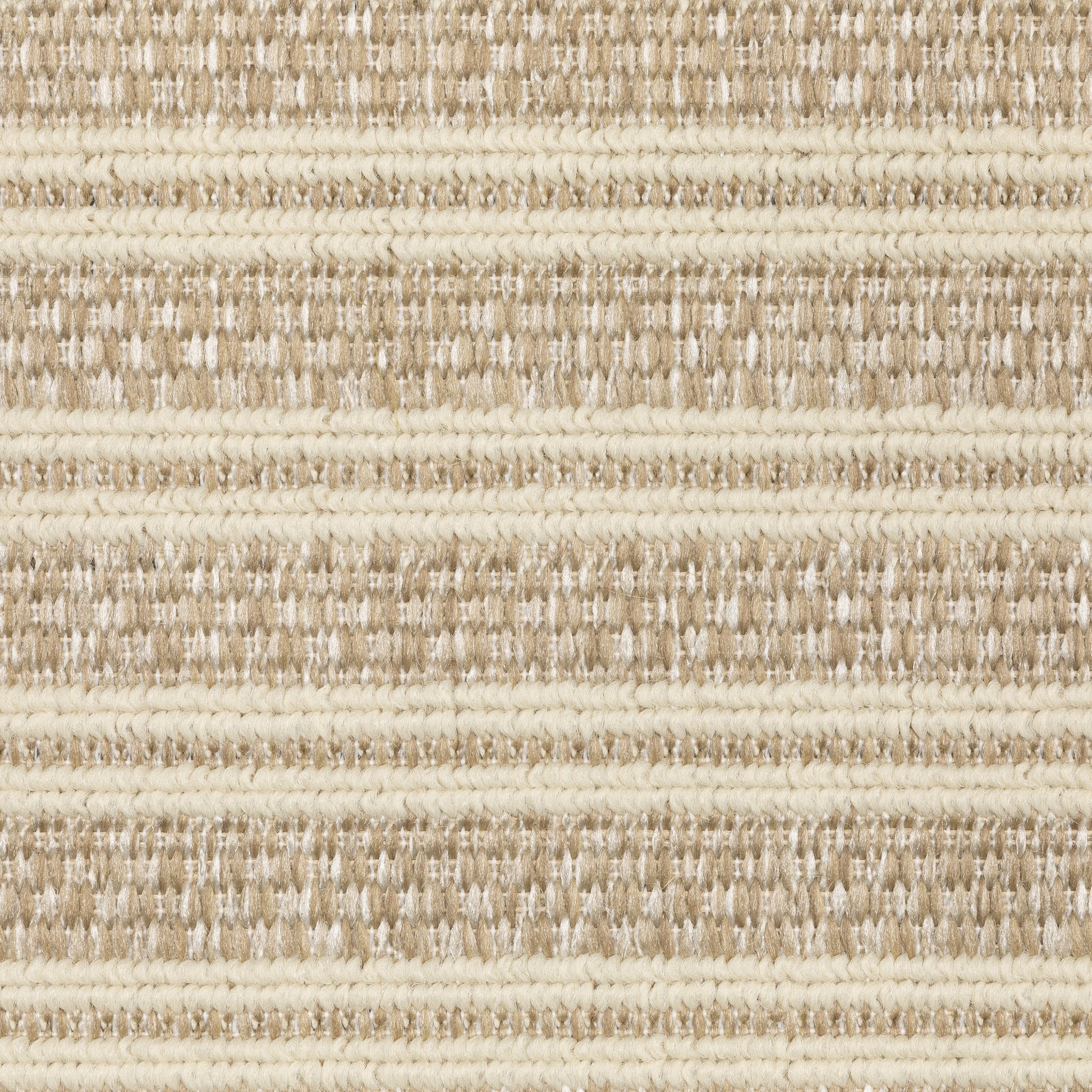 Zarina Stripe Beige/ Ivory Geometric Flat Weave Rug